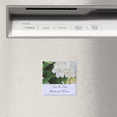 Witte Hortensia's Magneet (Insitu (Vaatwasser))