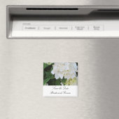 Witte Hortensia's Magneet (Insitu (Vaatwasser))