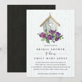 WITTE HOUDEN RUSTISCHE VLOERBAAR VRIJGEZELLENFEEST KAART (Voorkant / Achterkant)