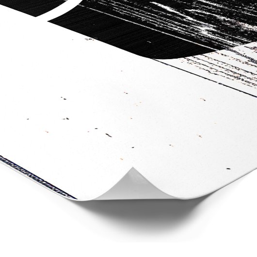 Witte hout Rustige melk Jug Home Wall Art Poster (Hoek)