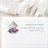 WITTE HOUT VLOEISTOFFICIËNTIE VOOR VOGELHUIS ETIKET (Insitu)