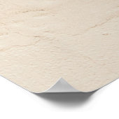 Witte houten glasplaten poster (Hoek)