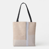 Witte houten glasplaten tote bag (Achterkant)
