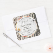 Witte houtproducten Etiket Roos Gold Lijst Butterf (Envelop)