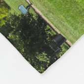 Witte Huis 1 Fleece Deken (Hoek)
