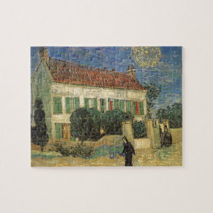 Witte Huis bij nacht door Vincent van Gogh Legpuzzel
