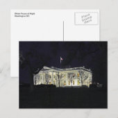 Witte Huis bij Night Washington DC 003 Briefkaart (Voorkant / Achterkant)