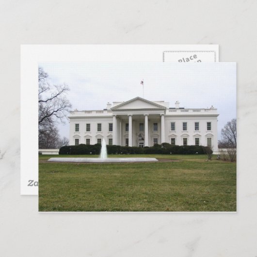 Witte Huis Briefkaart (Voorkant / Achterkant)