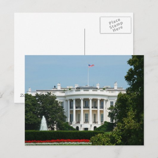 Witte Huis Briefkaart (Voorkant / Achterkant)