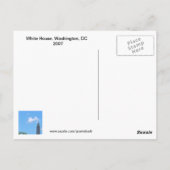 Witte Huis, DC-Briefkaart Briefkaart (Achterkant)