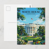 Witte Huis District of Columbia Briefkaart (Voorkant / Achterkant)