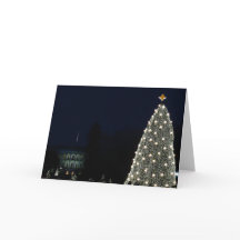 Witte Huis en Nationale Kerstfeestdag rond de bome