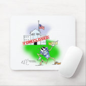 Witte Huis gecensureerd Muismat (Met muis)