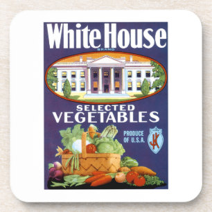 Witte Huis Geselecteerde groenten Bier Onderzetter