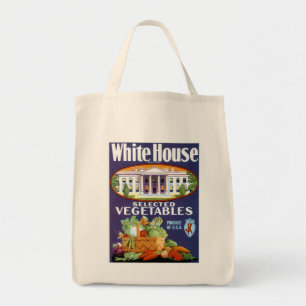 Witte Huis Geselecteerde groenten Tote Bag