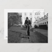 Witte Huis, groen gras, jaren dertig Briefkaart (Voorkant / Achterkant)