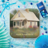 Witte Huis Housewarming Papieren Bordje (Feest)