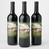 Witte Huis Housewarming Wijn Etiket (Flessen)