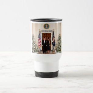 Witte Huis Kerstmis Donald Trump & Melania Reisbeker