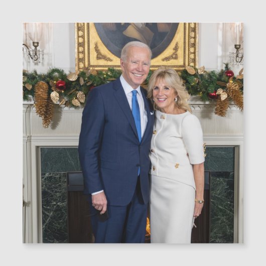 Witte Huis Kerstmis President Joe Biden Foto (Voorkant)