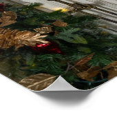 Witte Huis Kerstmis President Joe Biden Foto Poster (Hoek)