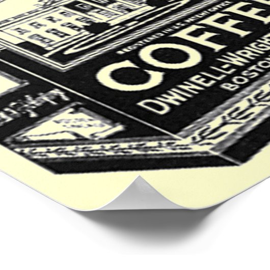  Witte Huis Koffie ad poster (Hoek)