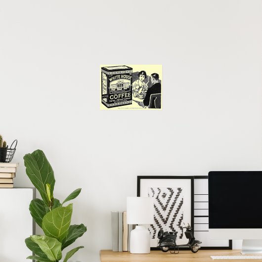  Witte Huis Koffie ad poster (Thuiskantoor)