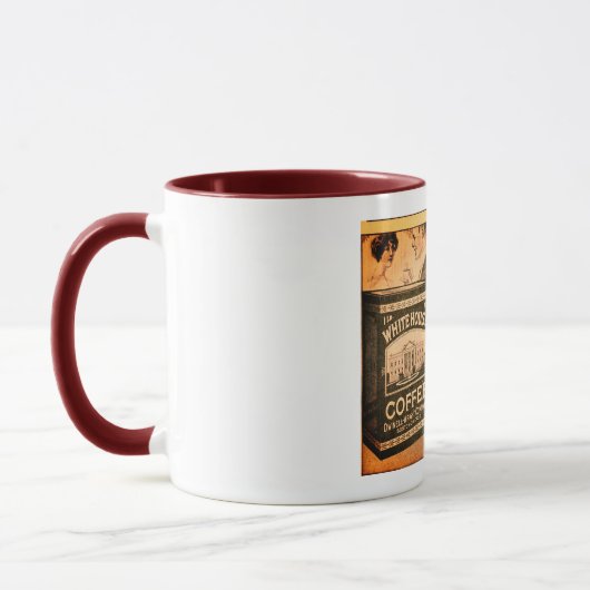 Witte Huis Koffie en Thee Mok (Links)