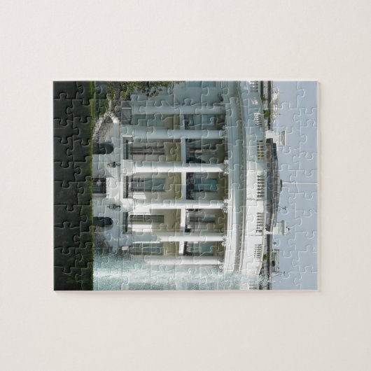 Witte Huis Legpuzzel (Horizontaal)