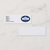 Witte Huis Mini Visitekaartje (Voorkant / Achterkant)