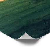 Witte Huis na Britse aanval 1814 Poster (Hoek)