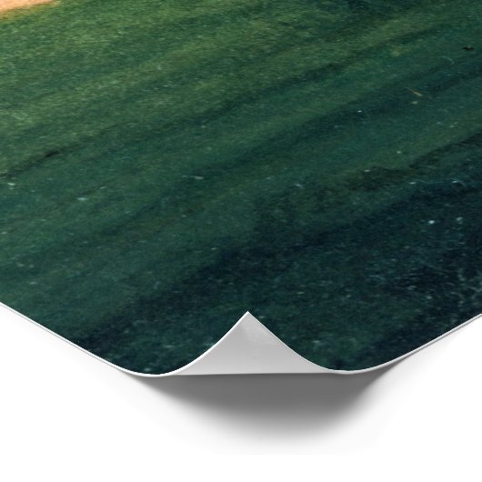 Witte Huis na Britse aanval 1814 Poster (Hoek)