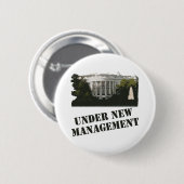 Witte Huis: Onder Nieuw Beheer Ronde Button 5,7 Cm (Voorkant /achterkant)