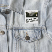 Witte Huis: Onder Nieuw Beheer Vierkante Button 5,1 Cm (In situ)
