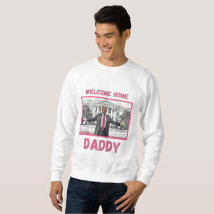 Witte Huis Patriottisch welkom thuis papa Trump Trui