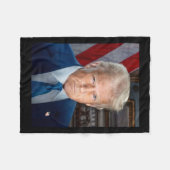 Witte Huis-portret Donald J Trump 2025 Fleece Deken (Voorkant (Horizontaal))