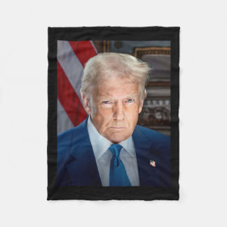 Witte Huis-portret Donald J Trump 2025 Fleece Deken