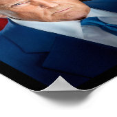 Witte Huis-portret Donald J Trump 2025 Poster (Hoek)