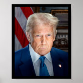 Witte Huis-portret Donald J Trump 2025 Poster (Voorkant)