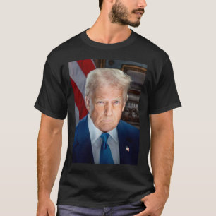 Witte Huis-portret Donald J Trump 2025 T-shirt
