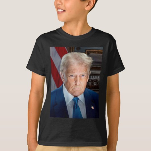 Witte Huis-portret Donald J Trump 2025 T-shirt (Voorkant)