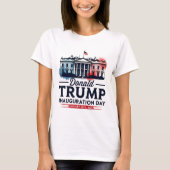 Witte Huis President Donald Trump Inauguratie 20 T-shirt (Voorkant)