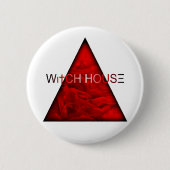 Witte Huis Ronde Button 5,7 Cm (Voorkant)