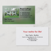 Witte Huis Rood Visitekaartje (Voorkant / Achterkant)