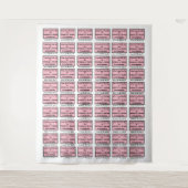 Witte Huis Roze Ontslagbrief Trump Selfie Fotoback Wandkleed (Voorkant)