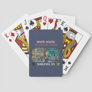 WITTE HUIS SITUATIEKAMER POKERKAARTEN