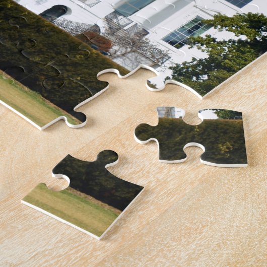 Witte Huis van de stad Legpuzzel (Zijkant)