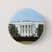 Witte Huis van de stad Ronde Button 5,7 Cm (Voorkant)
