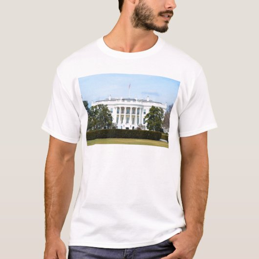 Witte Huis van de stad T-shirt (Voorkant)