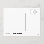 Witte Huis Vintage Kerst Briefkaart (Achterkant)